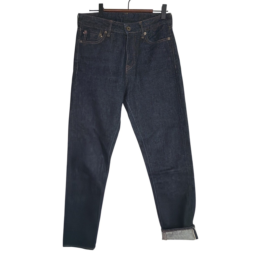 Japan Blue Jeans Selvage Denim 25x32 Dark Indigo Made in Japan Raw Denim Indigo‎